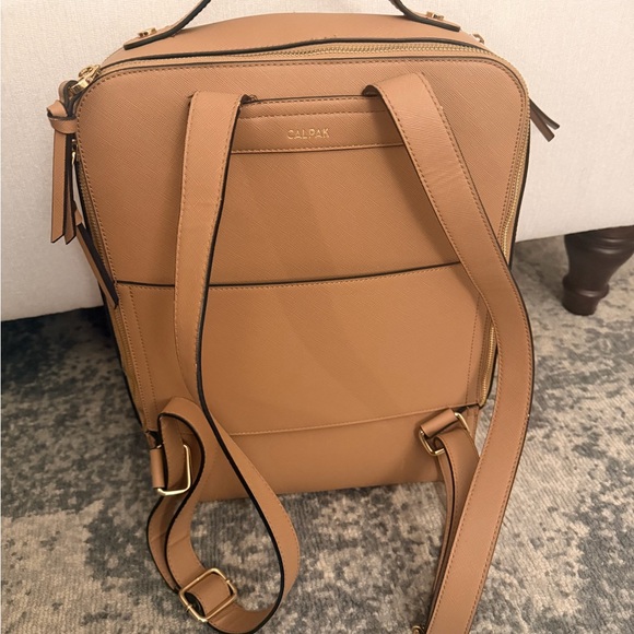 Calpak Women's Vegan Leather Laptop Backpack - Picture 6 of 10